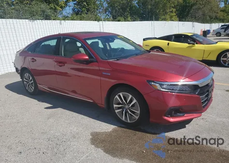 2021 Honda Accord Hybrid Exl из США, поврежденный, VIN 1HGCV3F57MA012540